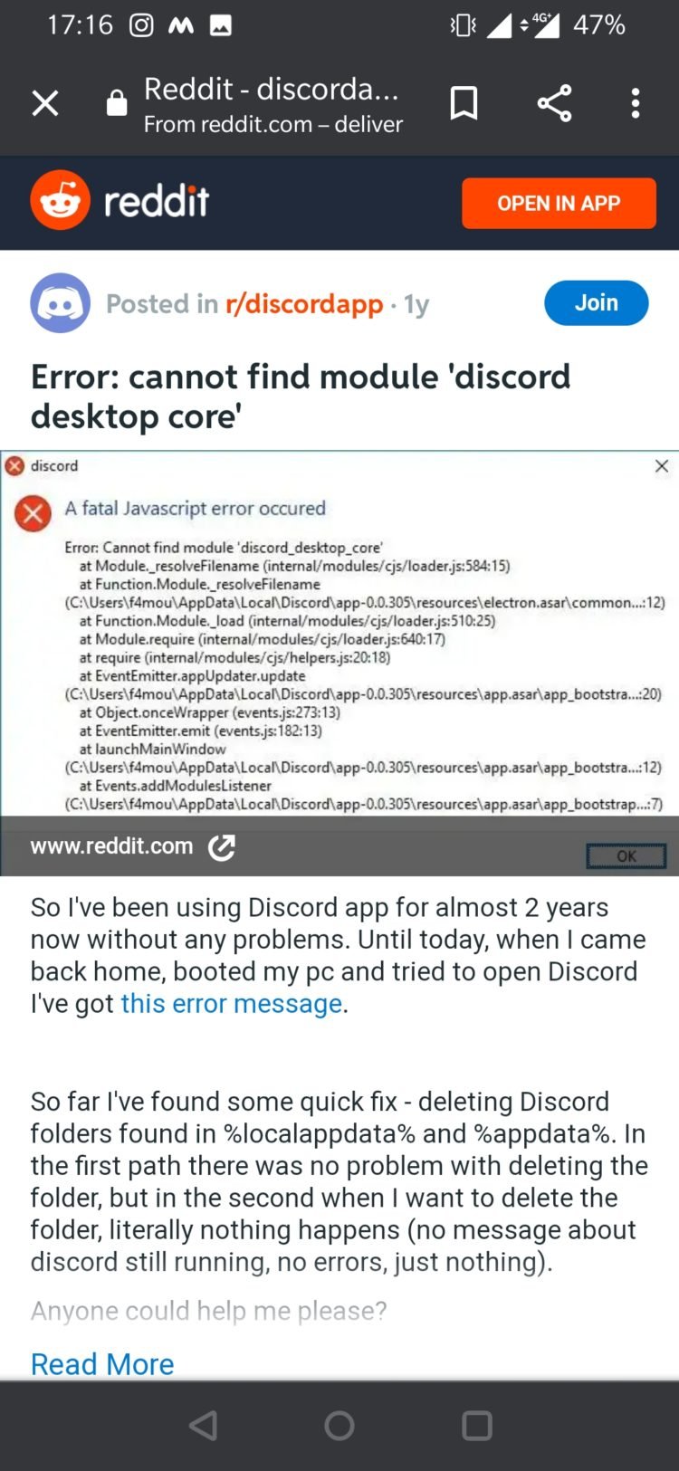 Discord desktop core error (2021) : How to fix ? - DigiStatement