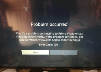 The Amazon Fire TV Stick Error Code 1061