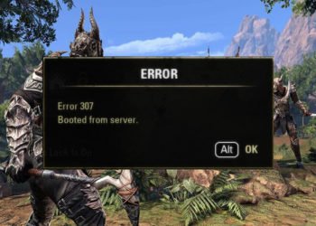 ESO (Elder Scrolls Online) error 307