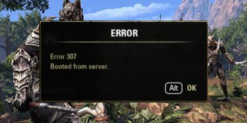 ESO (Elder Scrolls Online) error 307