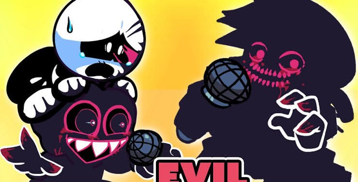 Friday Night Funkin Evil Boyfriend vs Corrupt SKID and PUMP Mod Demo is Available to Download (Link inside)