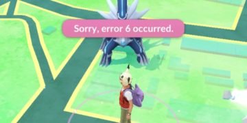Pokémon Go Error 6