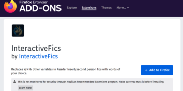 InteractiveFics Chrome Extension