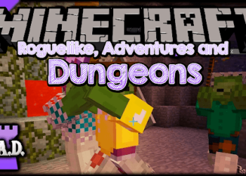 Minecraft Roguelike Adventures and Dungeons modpack updated to 1.12.2 version (Download link inside)