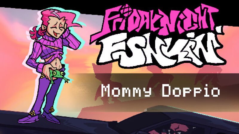 Friday Night Funkin ( FNF ) Doppio (JJBA) as Mom Mod is awesome, try it