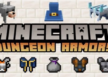 Minecraft MC Dungeons Armors mod updated to version 1.3.7