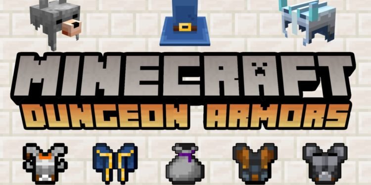 Minecraft MC Dungeons Armors mod updated to version 1.3.7