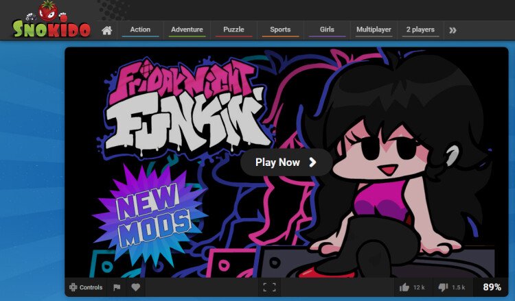 Friday Night Funkin Mods in Unblocked State can be Played at Snokido