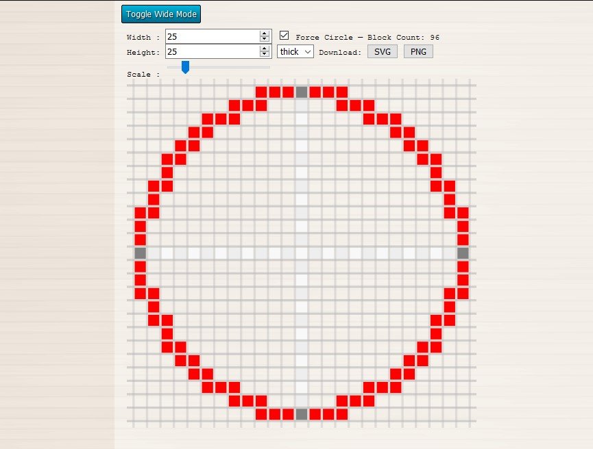 Minecraft Circle Chart Meaning Its Generator Command Digistatement