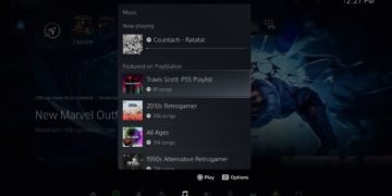 Spotify on PS5