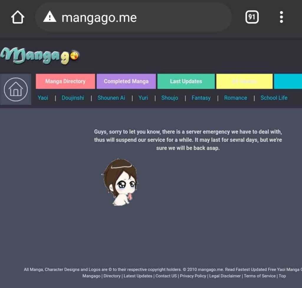 Mangago Not Working 