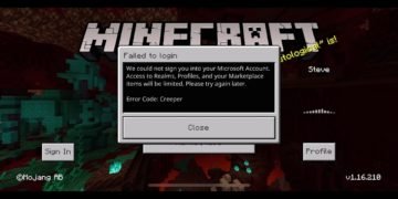 Minecraft error Code creeper