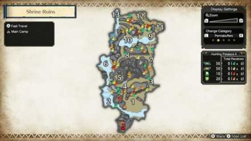 Monster Hunt map