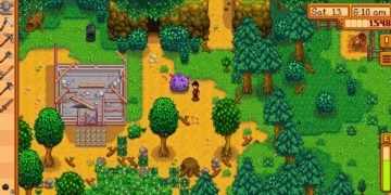 Stardew Valley night explosion gameplay