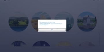 Sims 4 error code relaunch game