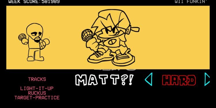 Friday Night Funkin VS Matt from Wii Sports Mod is really hard (Download Link inside)