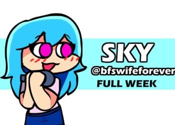 Friday Night Funkin VS Sky (bfswifeforever) mod is scary (Download Link Inside)