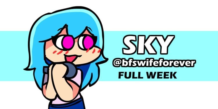Friday Night Funkin VS Sky (bfswifeforever) mod is scary (Download Link Inside)