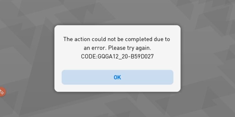 How to fix PES 2021 error code GQGA12_20-B59D027?