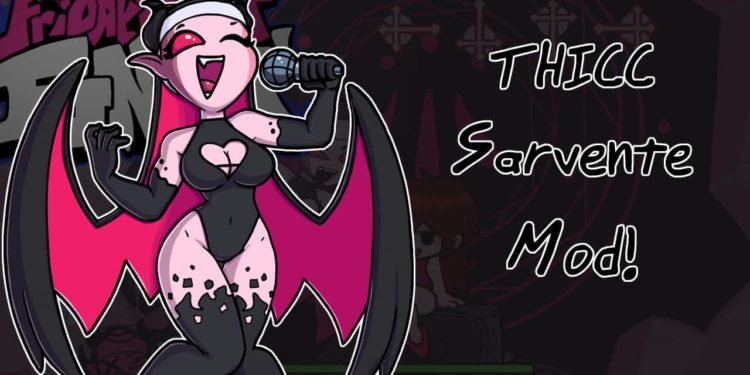 Friday Night Funkin THICC Sarvente Mod is amazing (Download Link Inside)