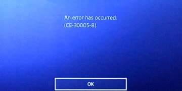 PS4 Error CE-30005-8 : How to fix it in 2021 ?