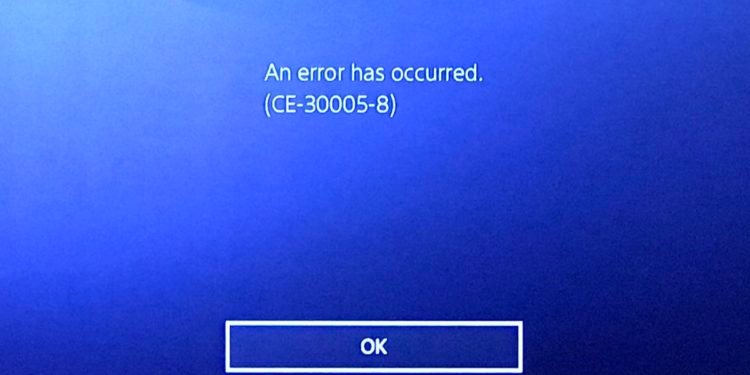 PS4 Error CE-30005-8 : How to fix it in 2021 ?
