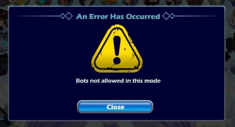 Brawlhalla bots cannot be added error message