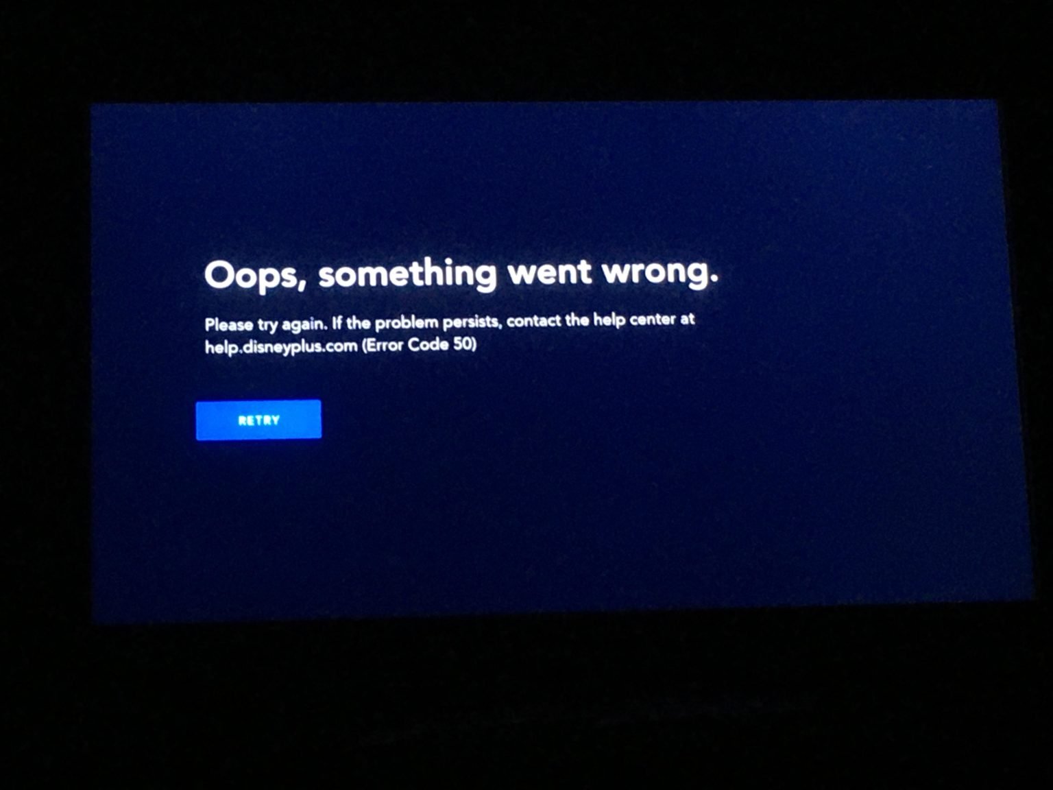 Disney Plus (+) Error Code 50 on PS4 How to fix it