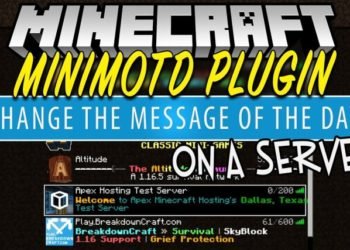 How To Change The Message on The Minecraft Server List? (MiniMOTD Admin Tutorial)
