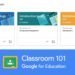 Picture of how Google Classroom looks at present