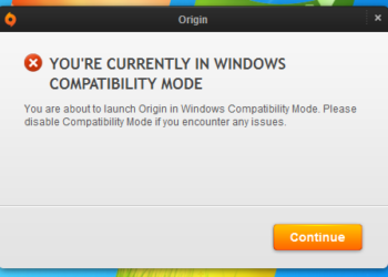 How to fix Origin issue: You are currently in Windows Compatibility mode? Source: Arqade-Stack Exchange