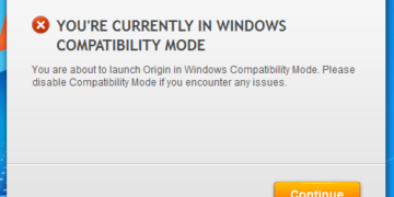 How to fix Origin issue: You are currently in Windows Compatibility mode? Source: Arqade-Stack Exchange