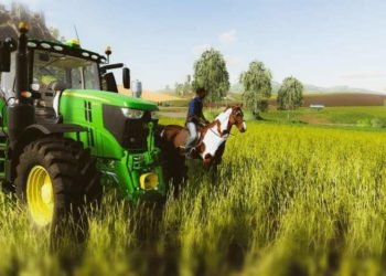 An in-game screenshot of Farming Simulator 22
