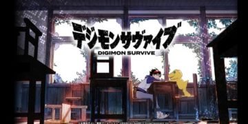 A promotional image of Digimon Survive
