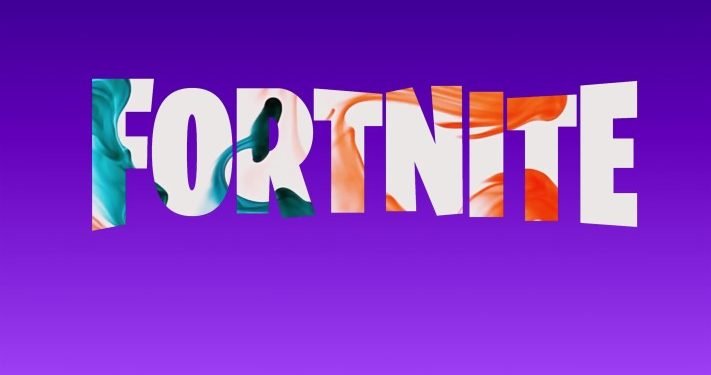 An image of a stylized version of the Fortnite logo