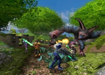 Promotional art for Phantasy Star Online