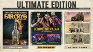 Far Cry 6 Standard Edition, Gold Edition, Ultimate Edition, Collector's Edition details