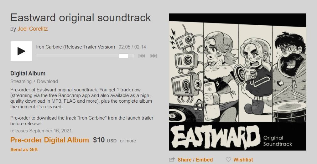 Bandcamp Eastward Soundtrack