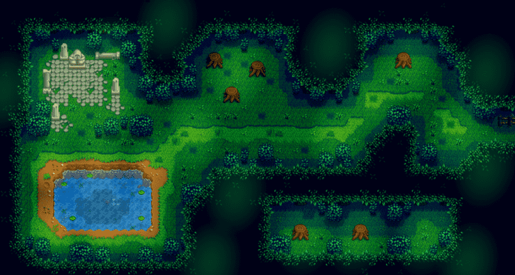 Secret Woods Map