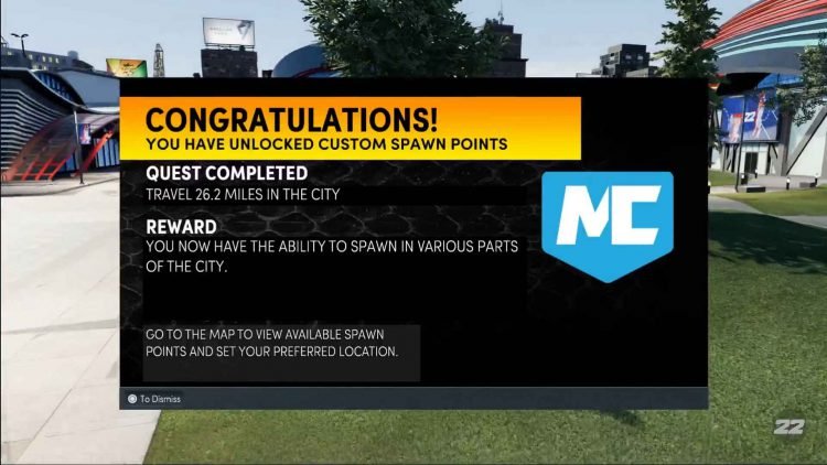 NBA 2K22 Spawn points