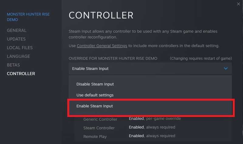 monster hunter world pc controller not working