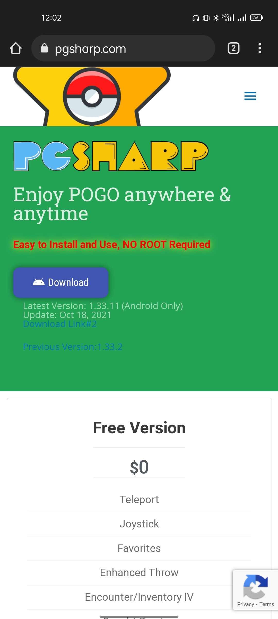 pgsharp app not installed
