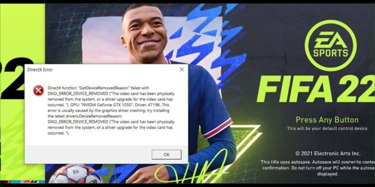 Fifa 22 Crashing