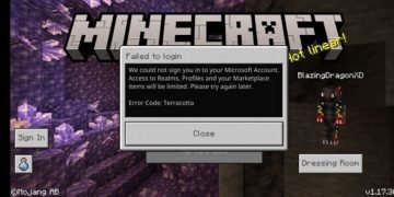 Minecraft Error Code Terracotta