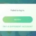 Pokemon Go login not working