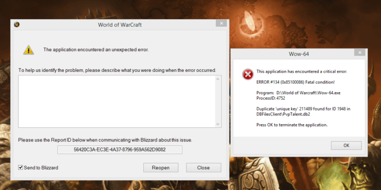 World of Warcraft not