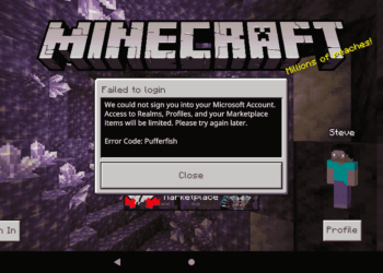 Minecraft Error code Pufferfish