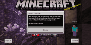 Minecraft Error code Pufferfish