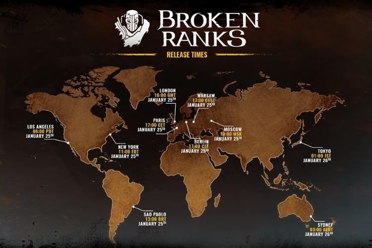 Broken Ranks Servers list