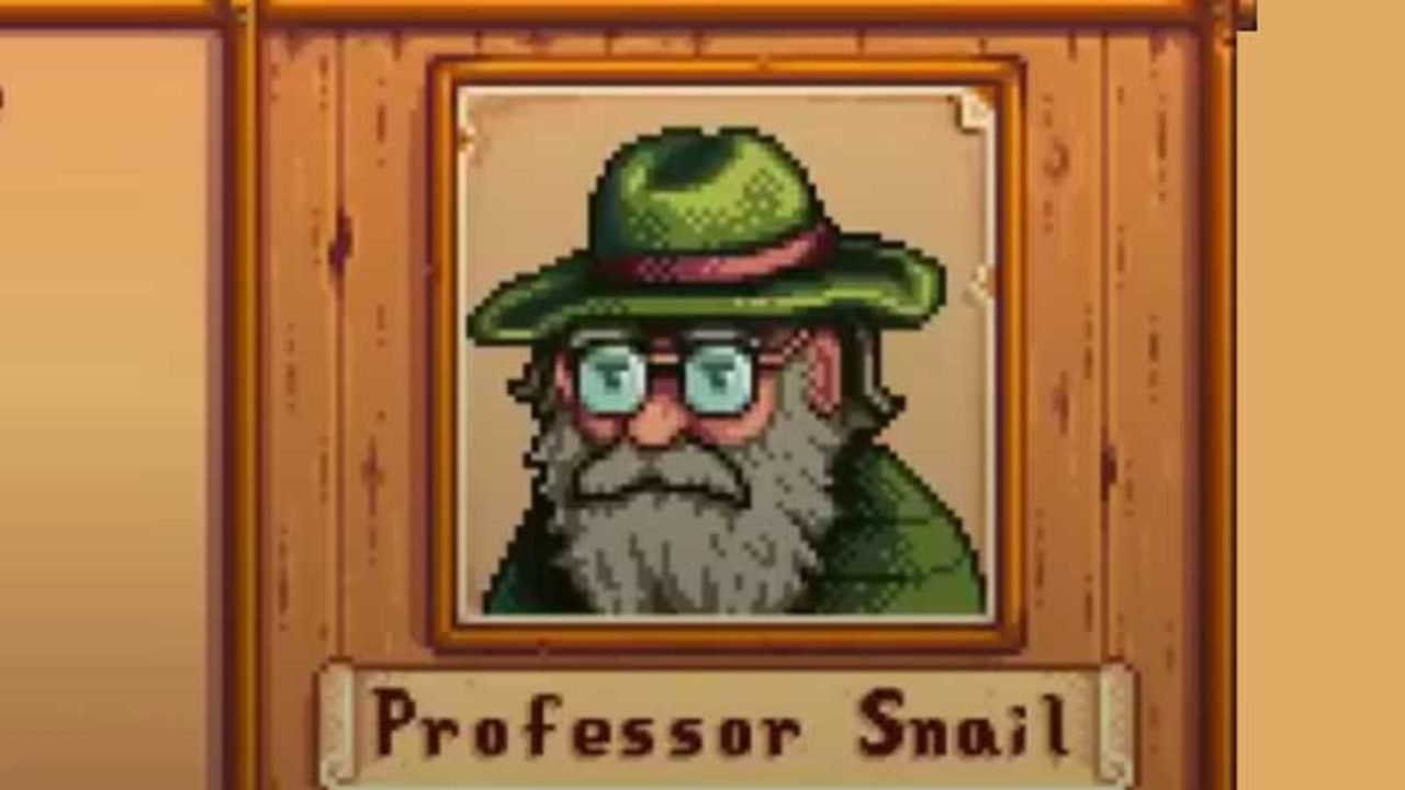 Professor snail